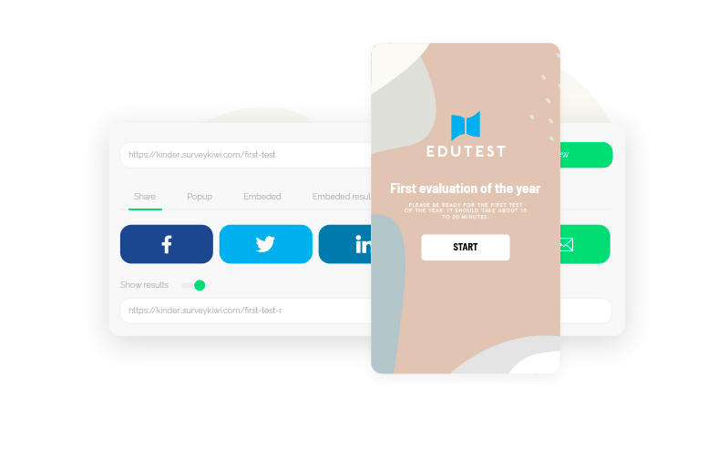 Share your surveys easily
